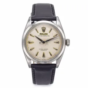 1955 Rolex Oyster Perpetual Bubbleback Automatic Men's Watch 34 mm Ref. 6284