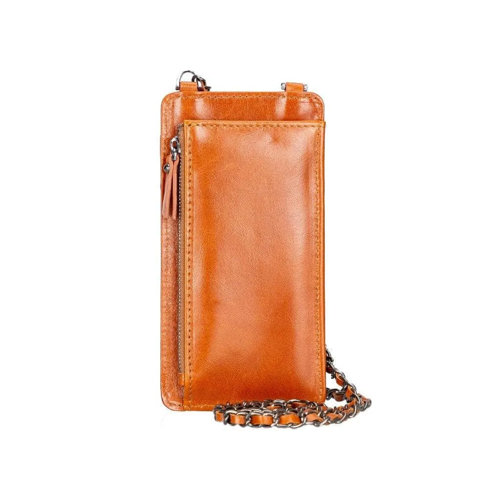 Avjin Crossbody Leather Bag Compatible with Phones up to 6.9"