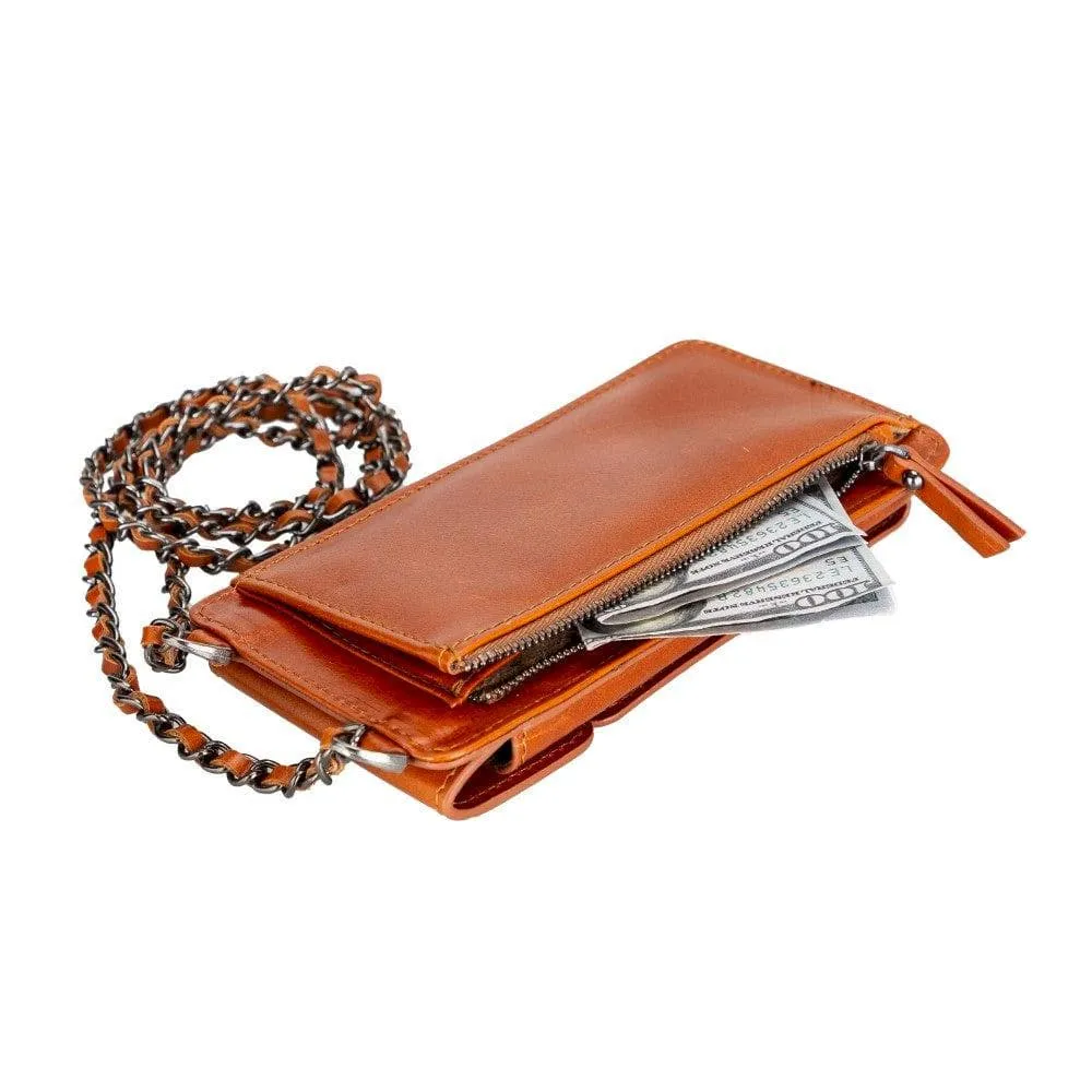 Avjin Crossbody Leather Bag Compatible with Phones up to 6.9"