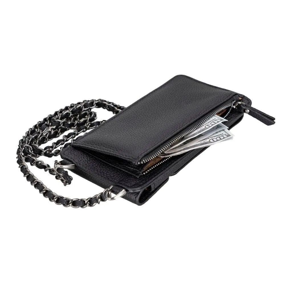 Avjin Crossbody Leather Bag Compatible with Phones up to 6.9"