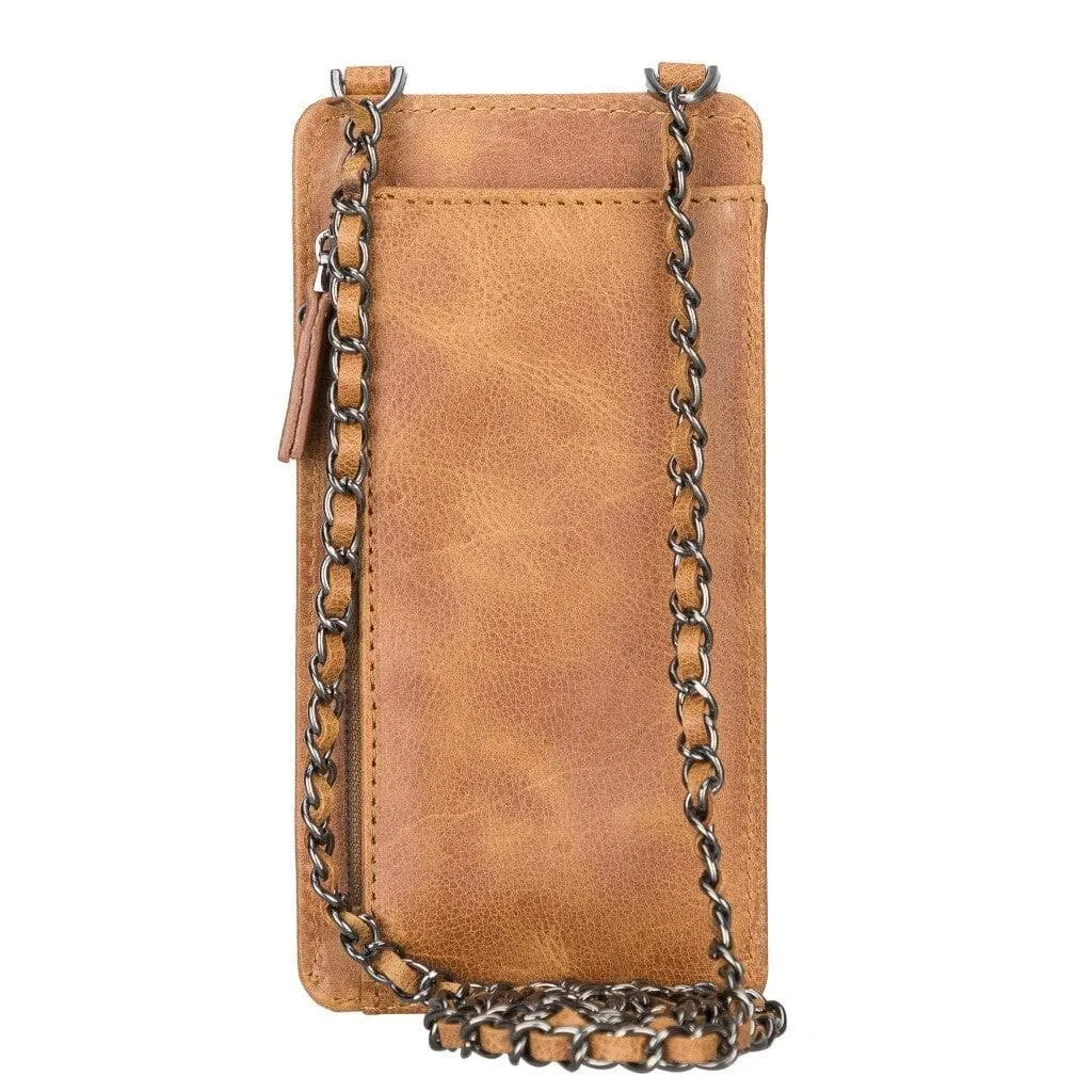 Avjin Crossbody Leather Bag Compatible with Phones up to 6.9"