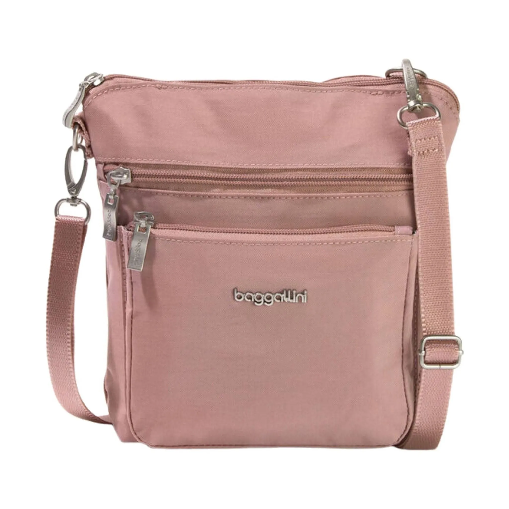 Baggallini Women's Modern Pocket CrossBody - Wood Rose