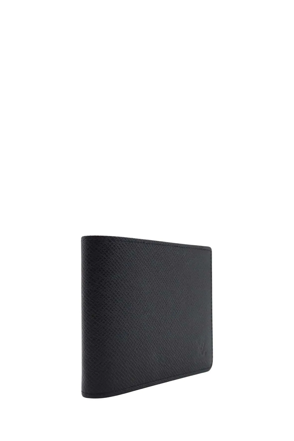 Bifold Wallet Taiga Leather Black