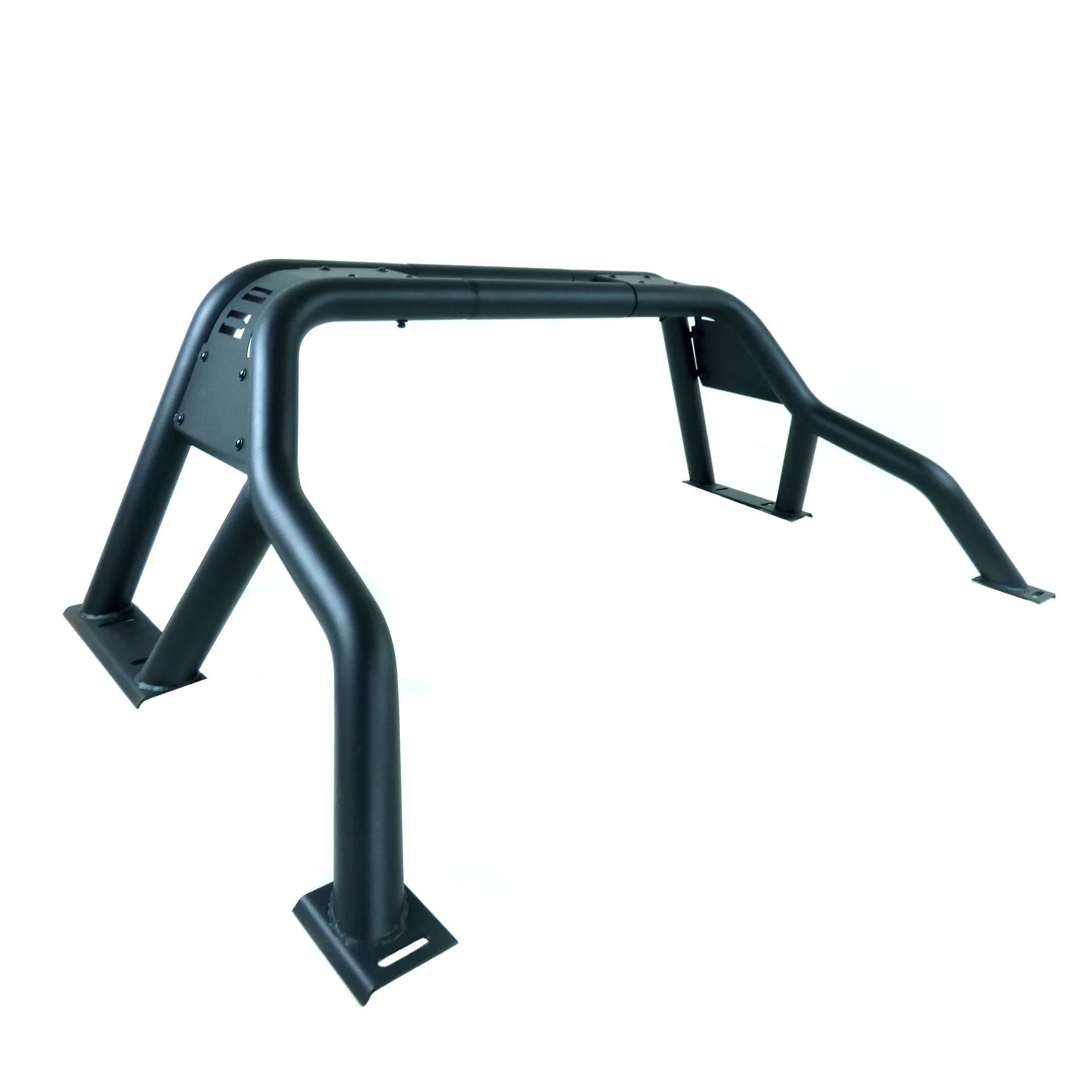 Black Short Arm Roll Sports Bar for the Isuzu D-Max 2012-2020