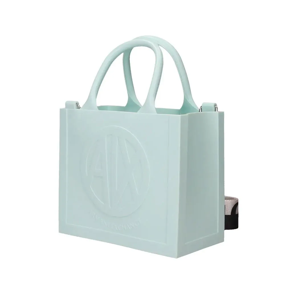 Borsa Donna a Mano con Tracolla ARMANI EXCHANGE Colore Acqua Misura Piccola