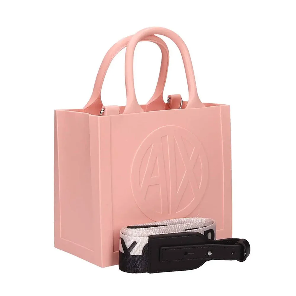 Borsa Donna a Mano con Tracolla ARMANI EXCHANGE Colore Pink Misura Piccola