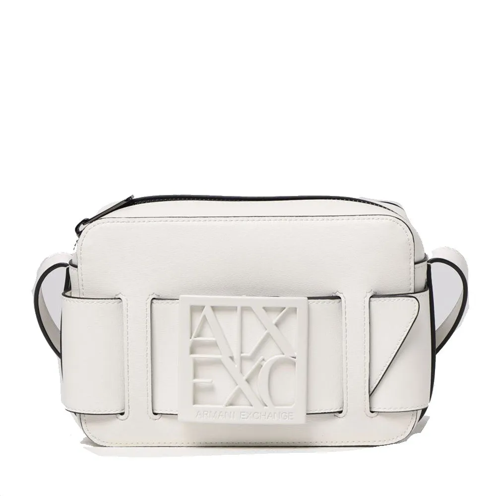 Borsa Donna a Tracolla ARMANI EXCHANGE colore Bianco Ottico