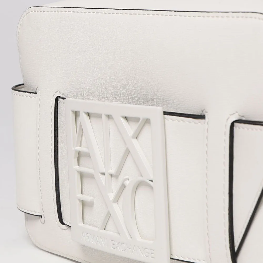 Borsa Donna a Tracolla ARMANI EXCHANGE colore Bianco Ottico