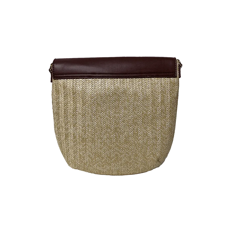 Camilla Crossbody Raffia Bag