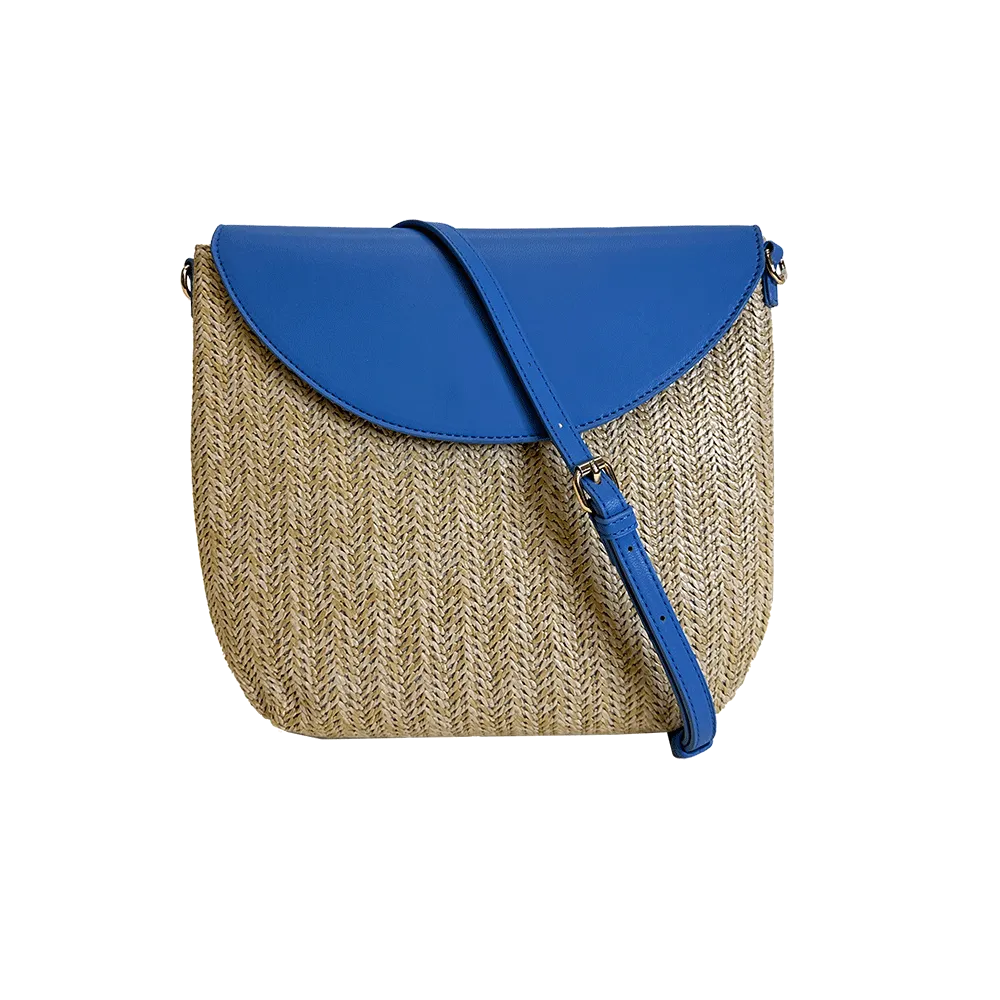 Camilla Crossbody Raffia Bag