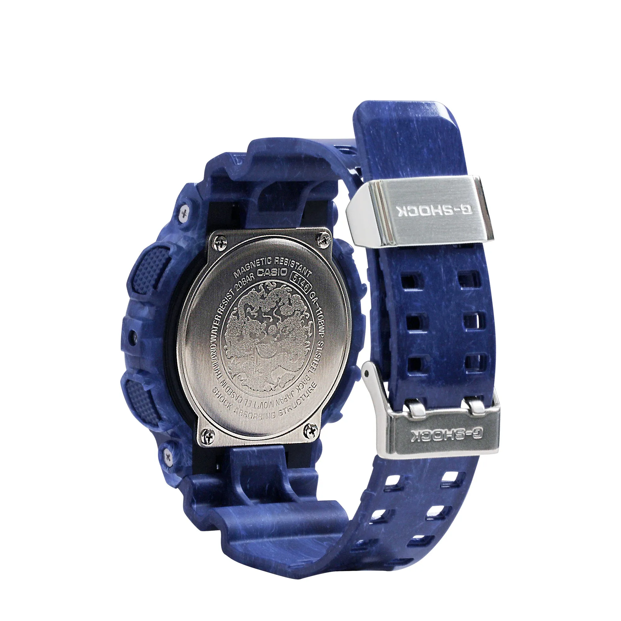 Casio G-Shock GA110BWP-2A Blue Pottery Chinese Dragon Watch