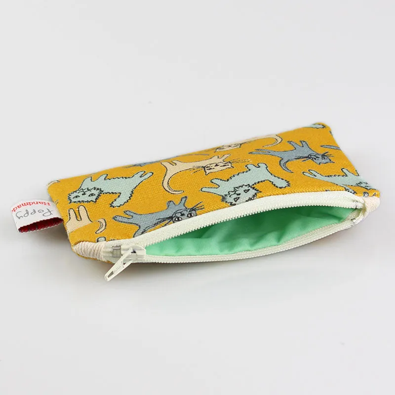 cats small coin purse