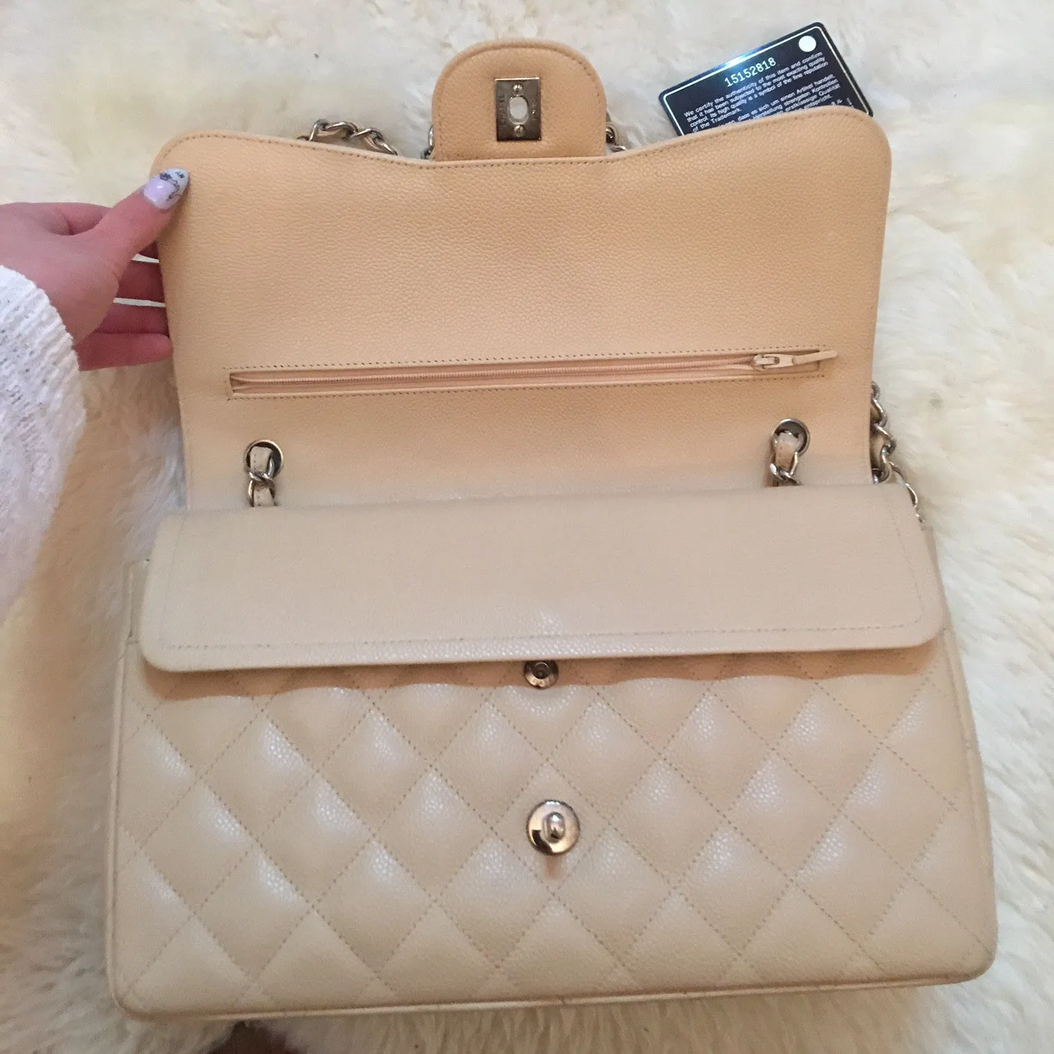 Chanel double classic flap