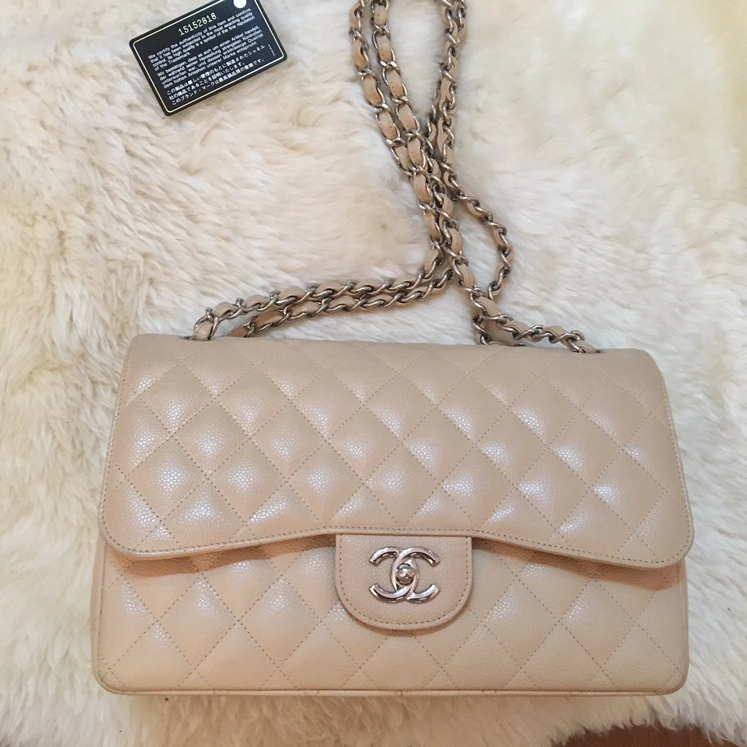 Chanel double classic flap