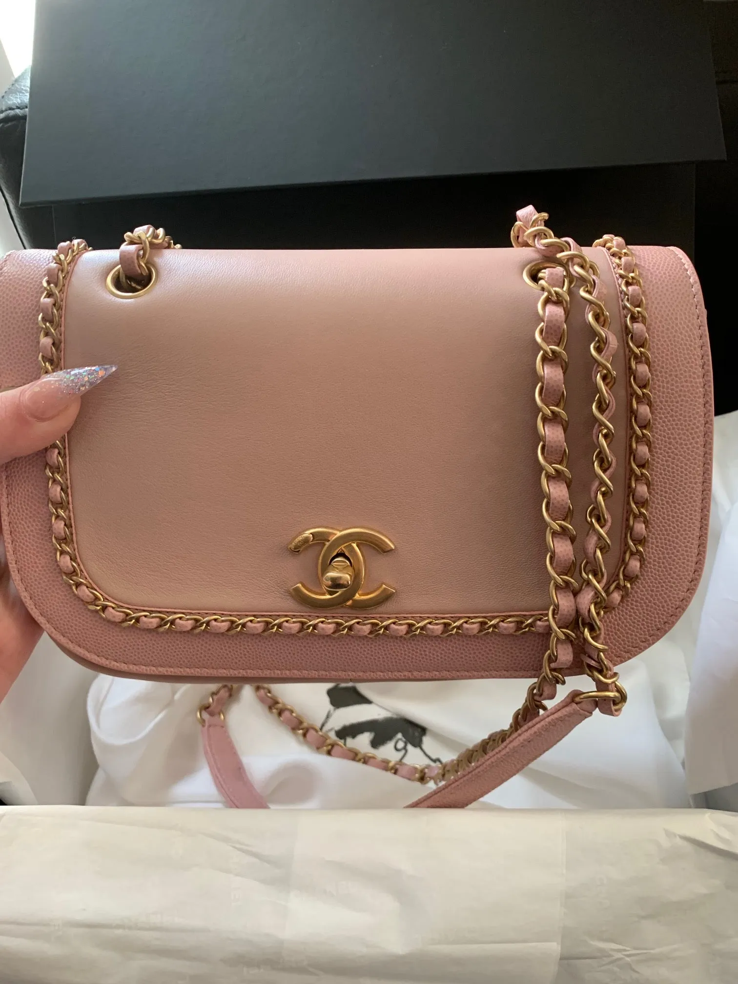 Chanel lovely chain bag