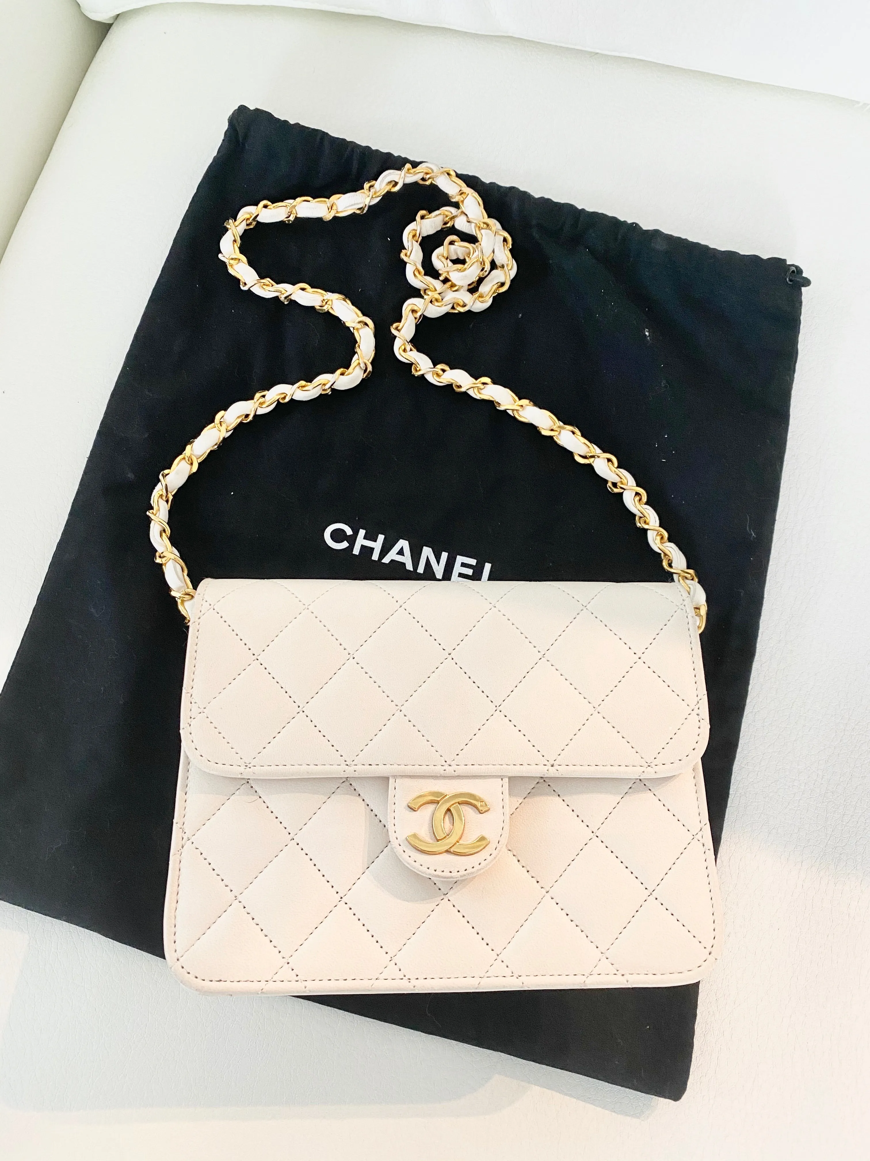 Chanel mattelasse vintage bag