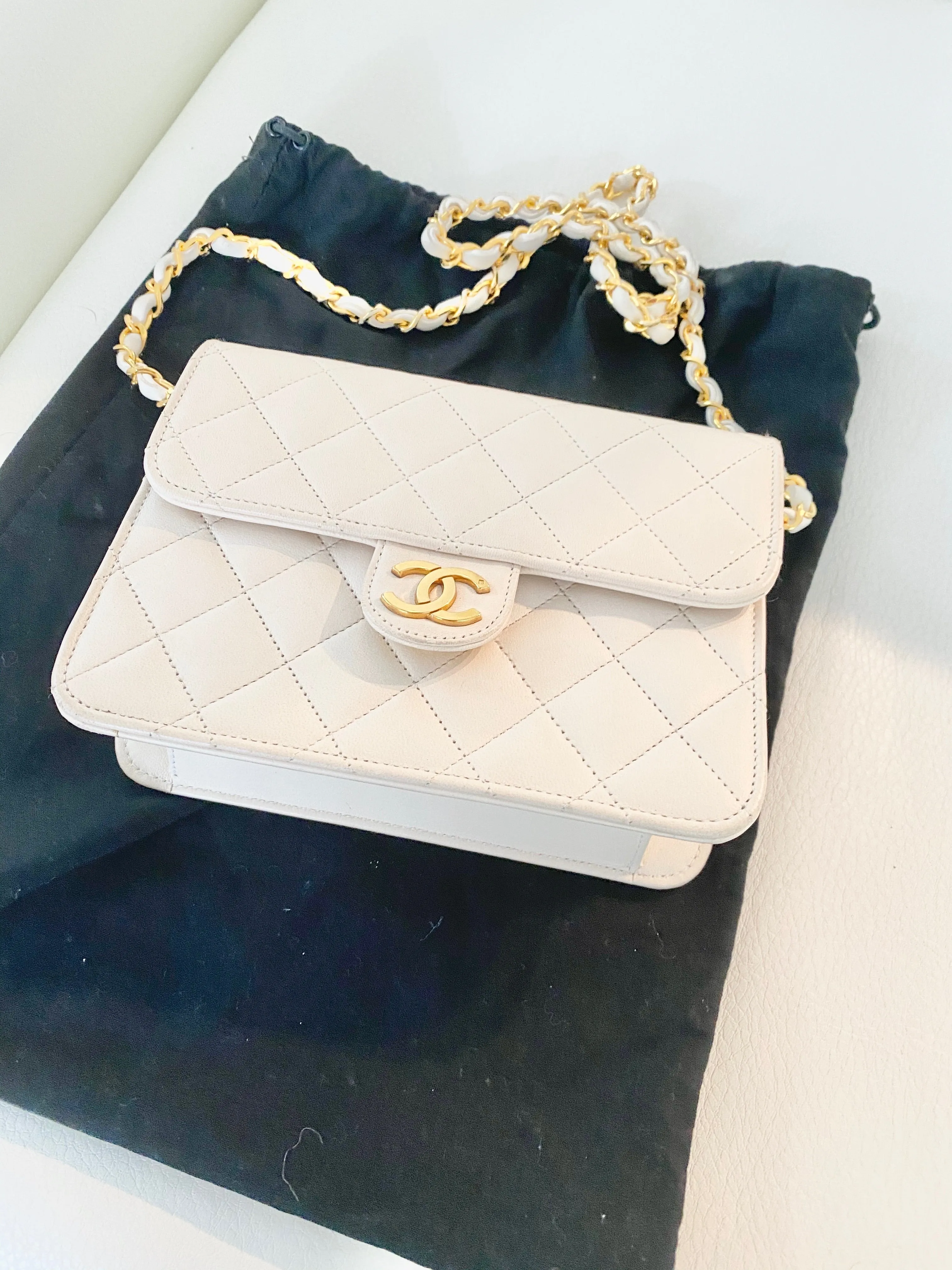 Chanel mattelasse vintage bag