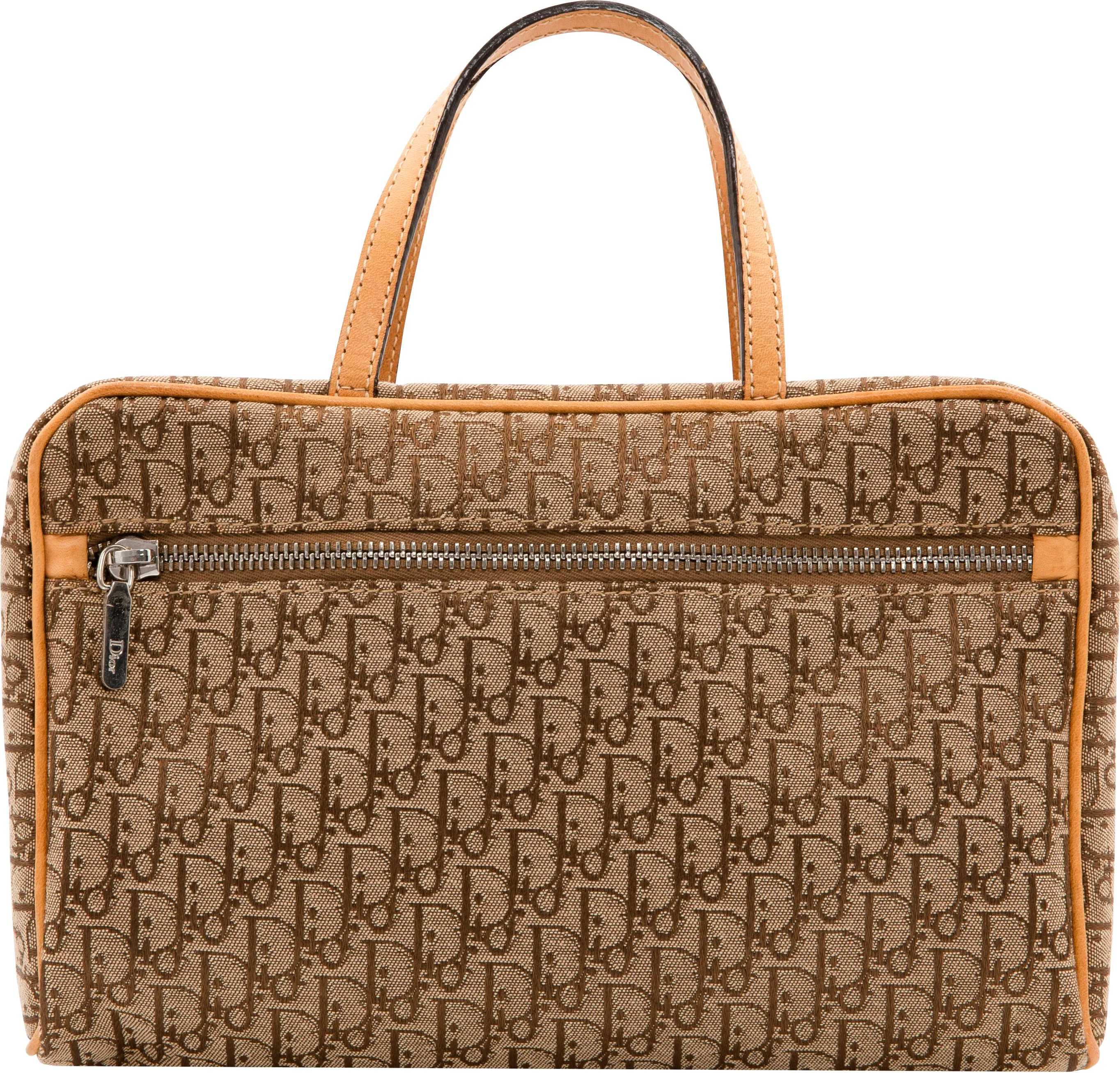 Christian Dior Beige Diorissimo Mini Duffle Bag