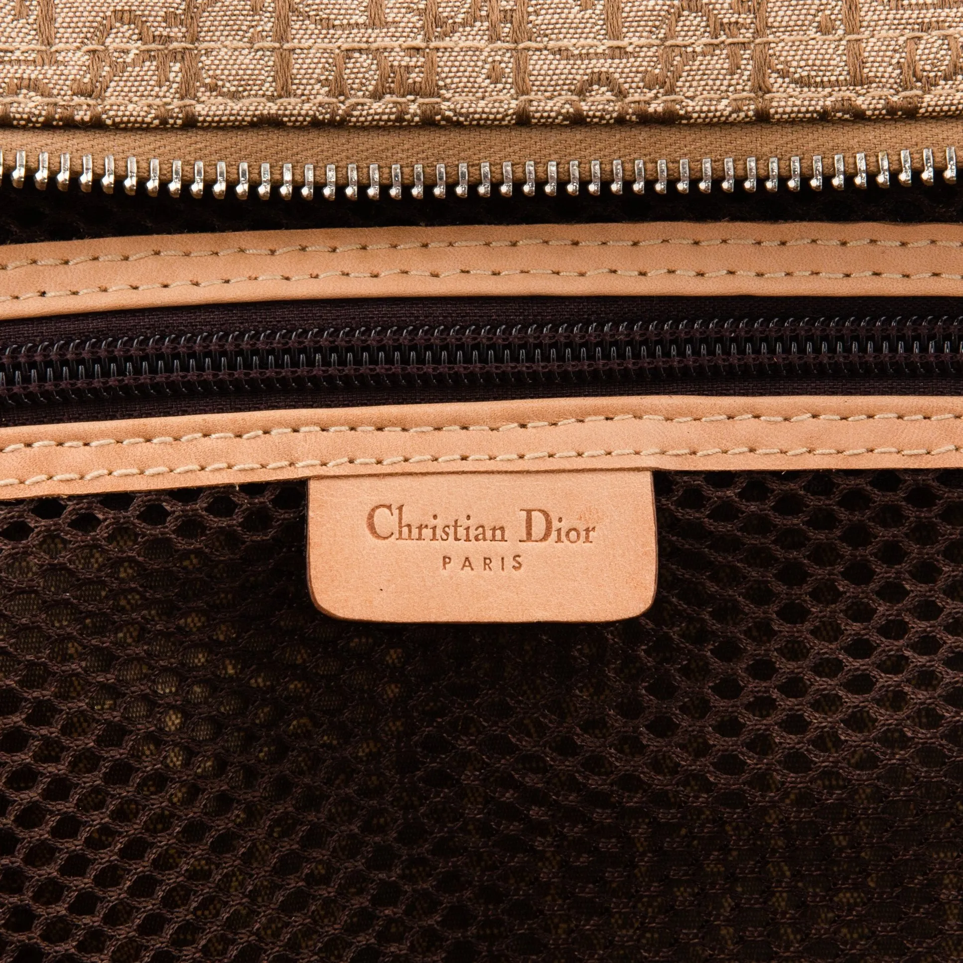 Christian Dior Beige Diorissimo Mini Duffle Bag