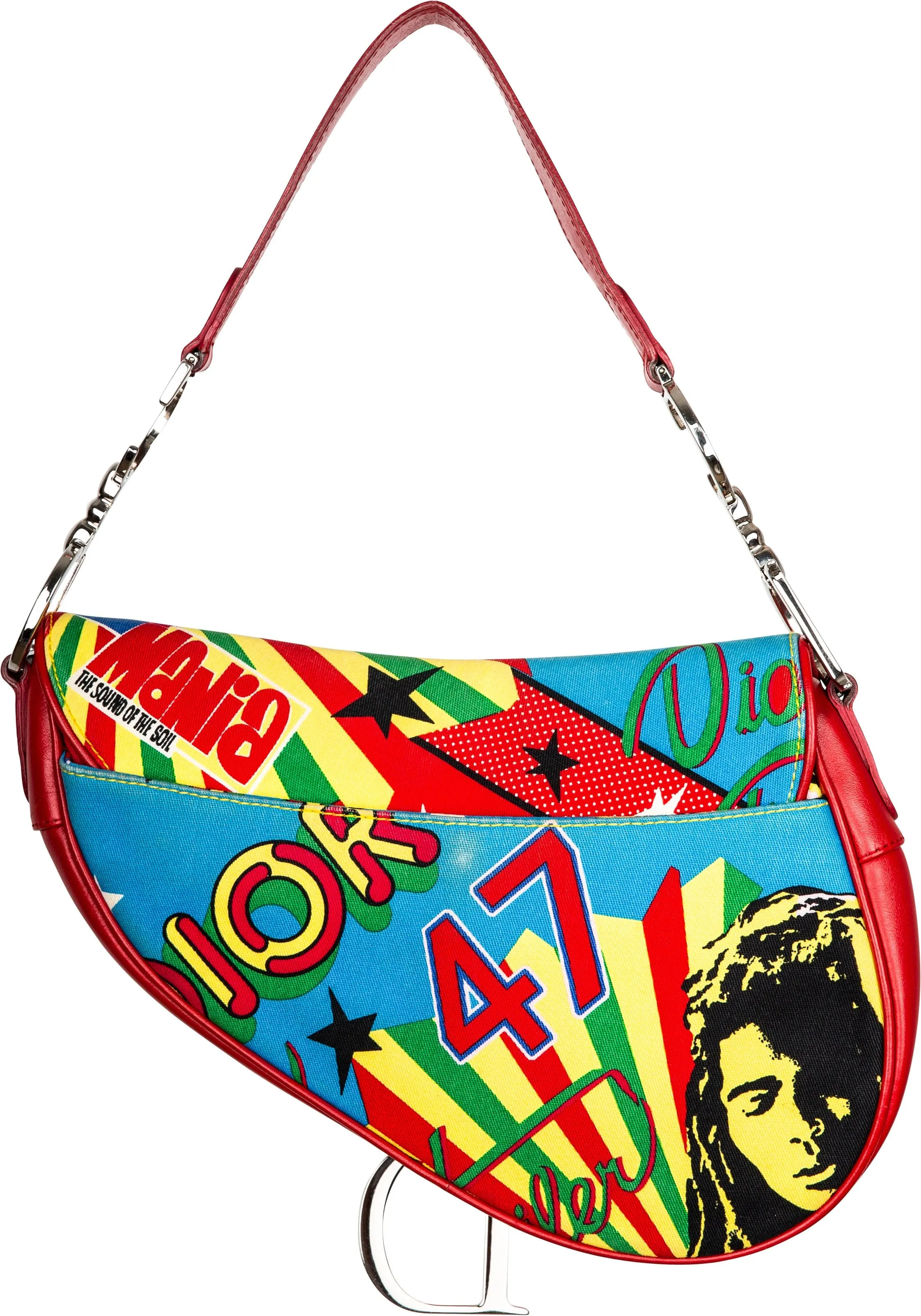 Christian Dior Rasta Mania Limited Edition Saddle Bag