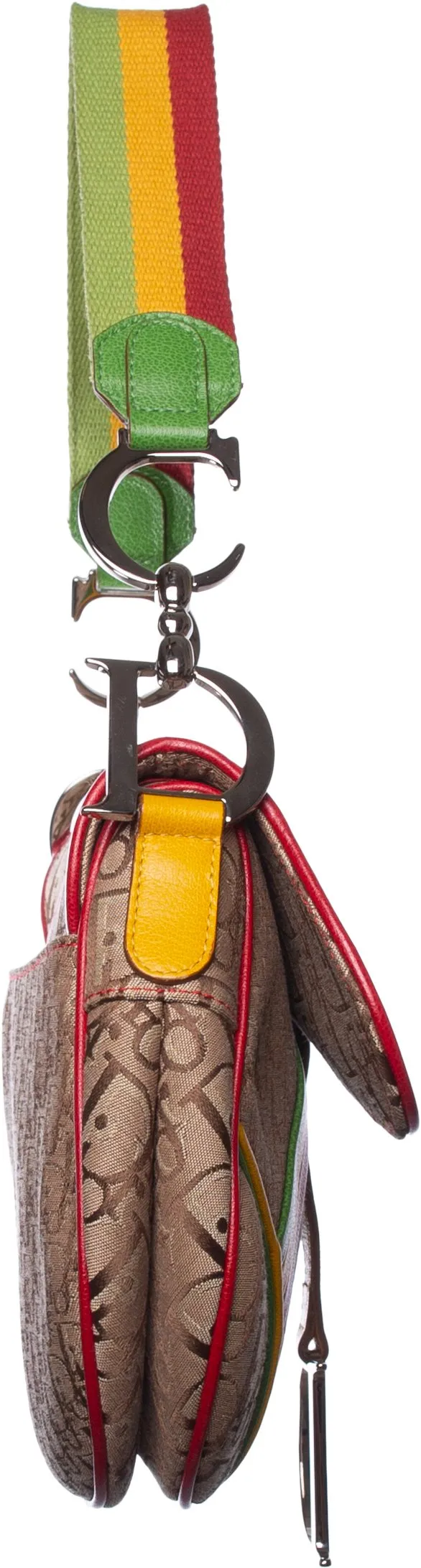 Christian Dior Rasta Saddle Bag