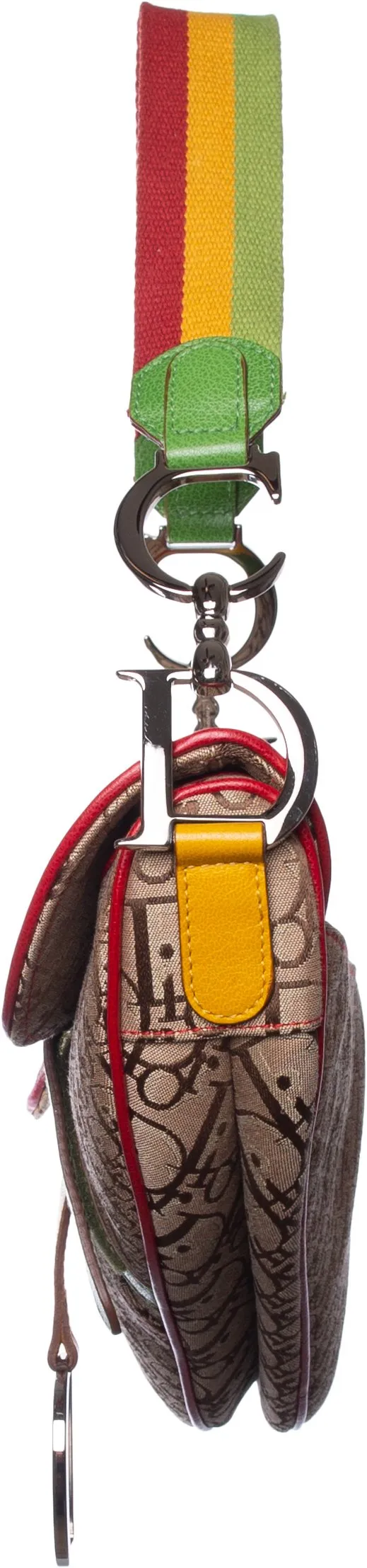 Christian Dior Rasta Saddle Bag