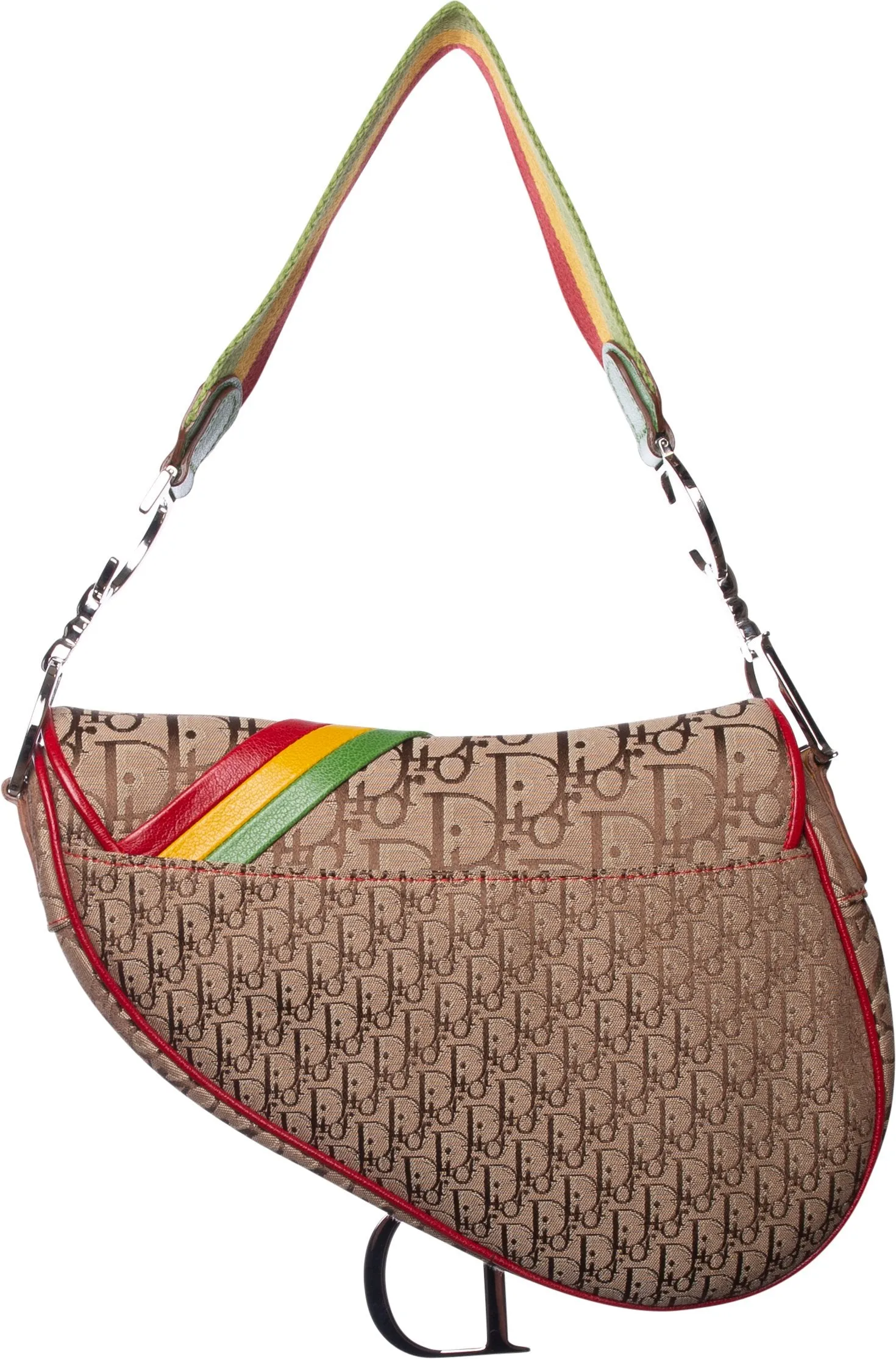 Christian Dior Rasta Saddle Bag