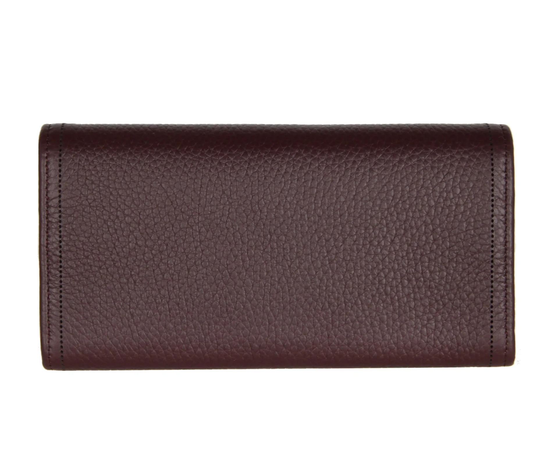 City Blackout Wallet Flap, Acajou/Silver