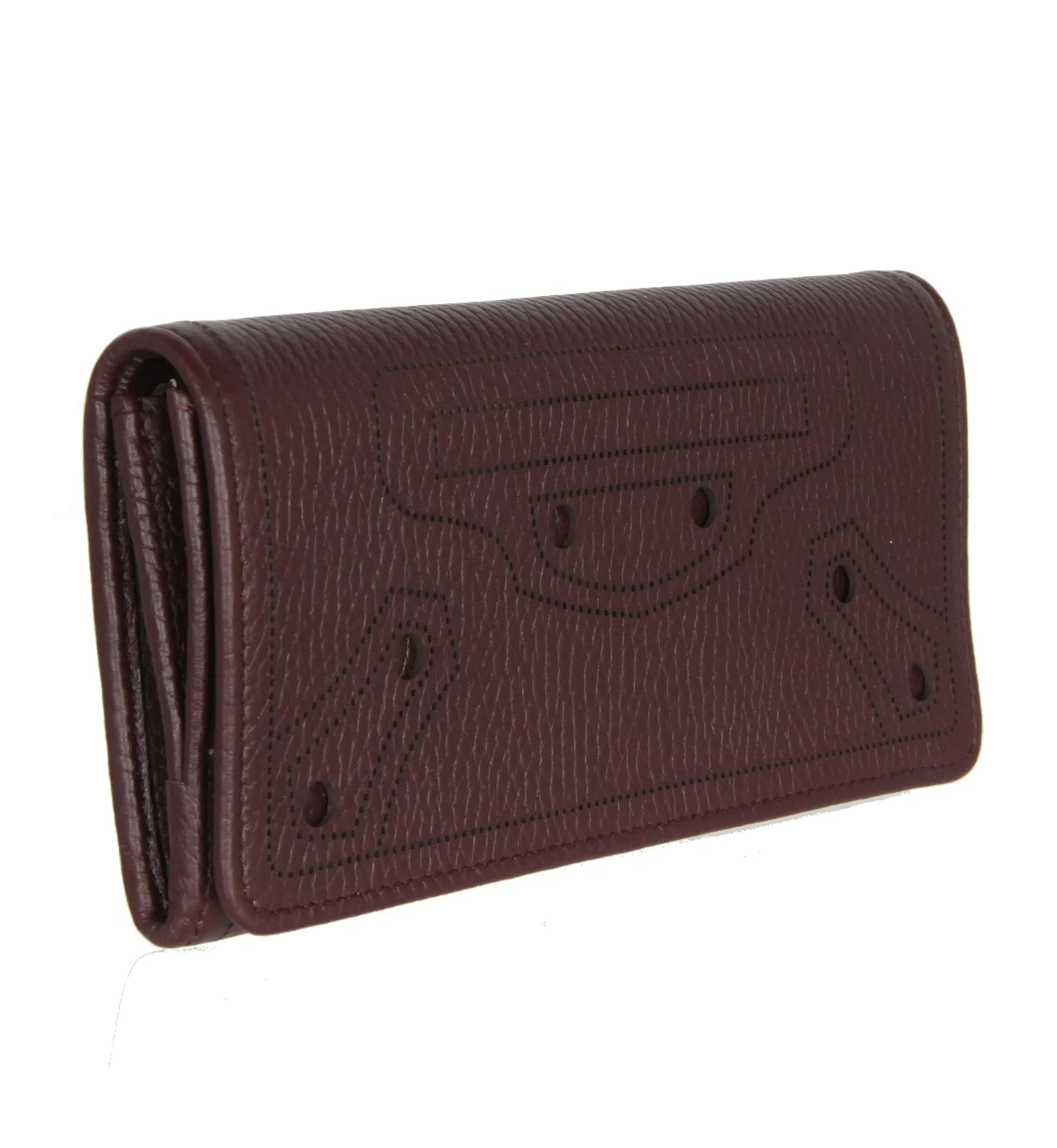 City Blackout Wallet Flap, Acajou/Silver