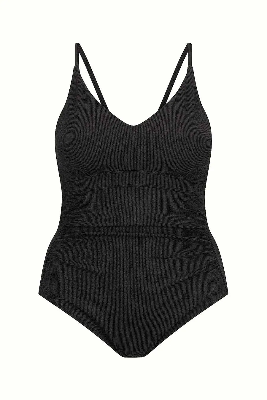 Coolum Core Support One Piece Swim - Black Texture