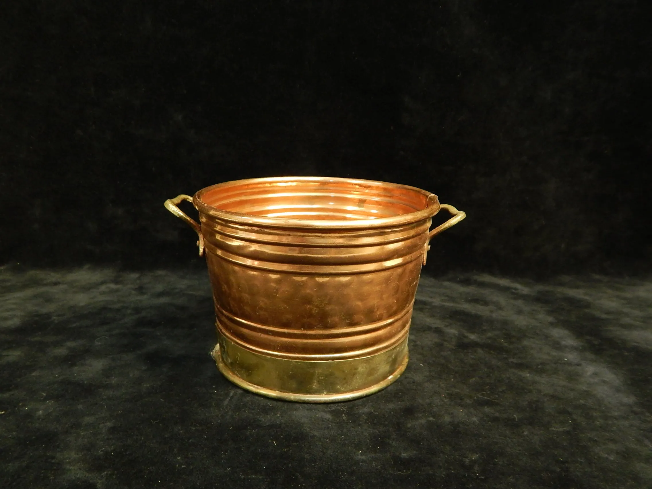 Copper Bucket with Handles - Good Condition