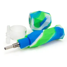 Dual-use Hand Pipe and Nectar Straw