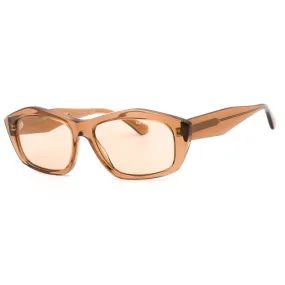 Emporio Armani 0EA4187 Sunglasses Shiny Transparent Brown / Light Brown Women's