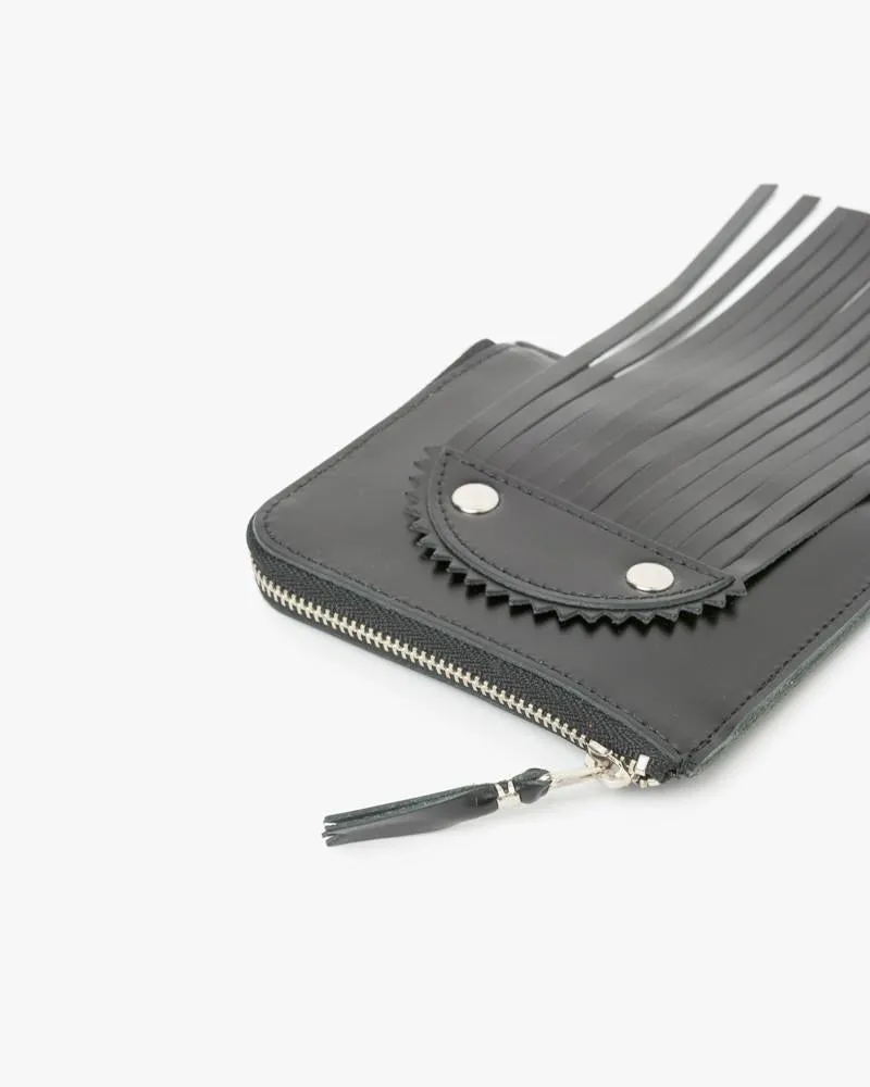 Fringe Wallet in Black