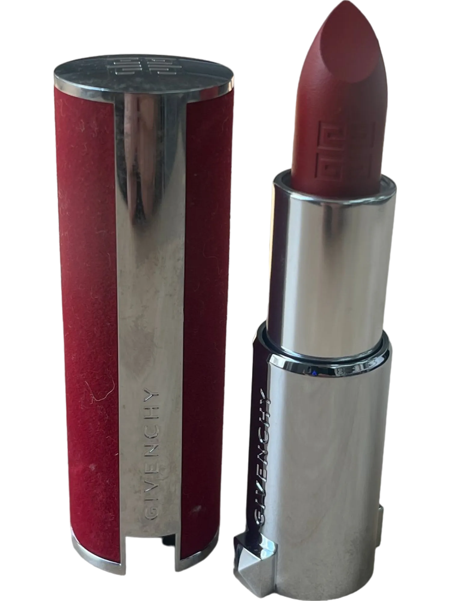 Givenchy Red Le Rouge Deep Velvet Lipstick Rouge Graine