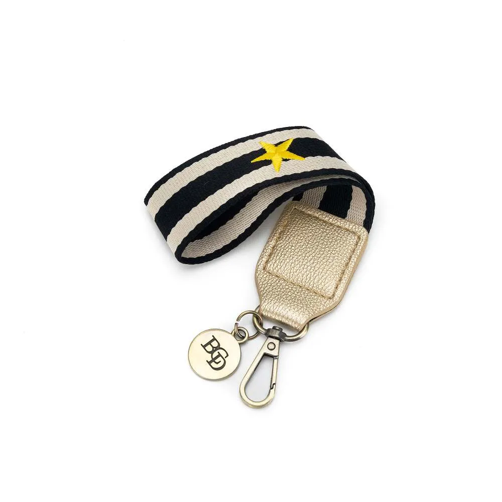 Gold Star Wristlet Strap