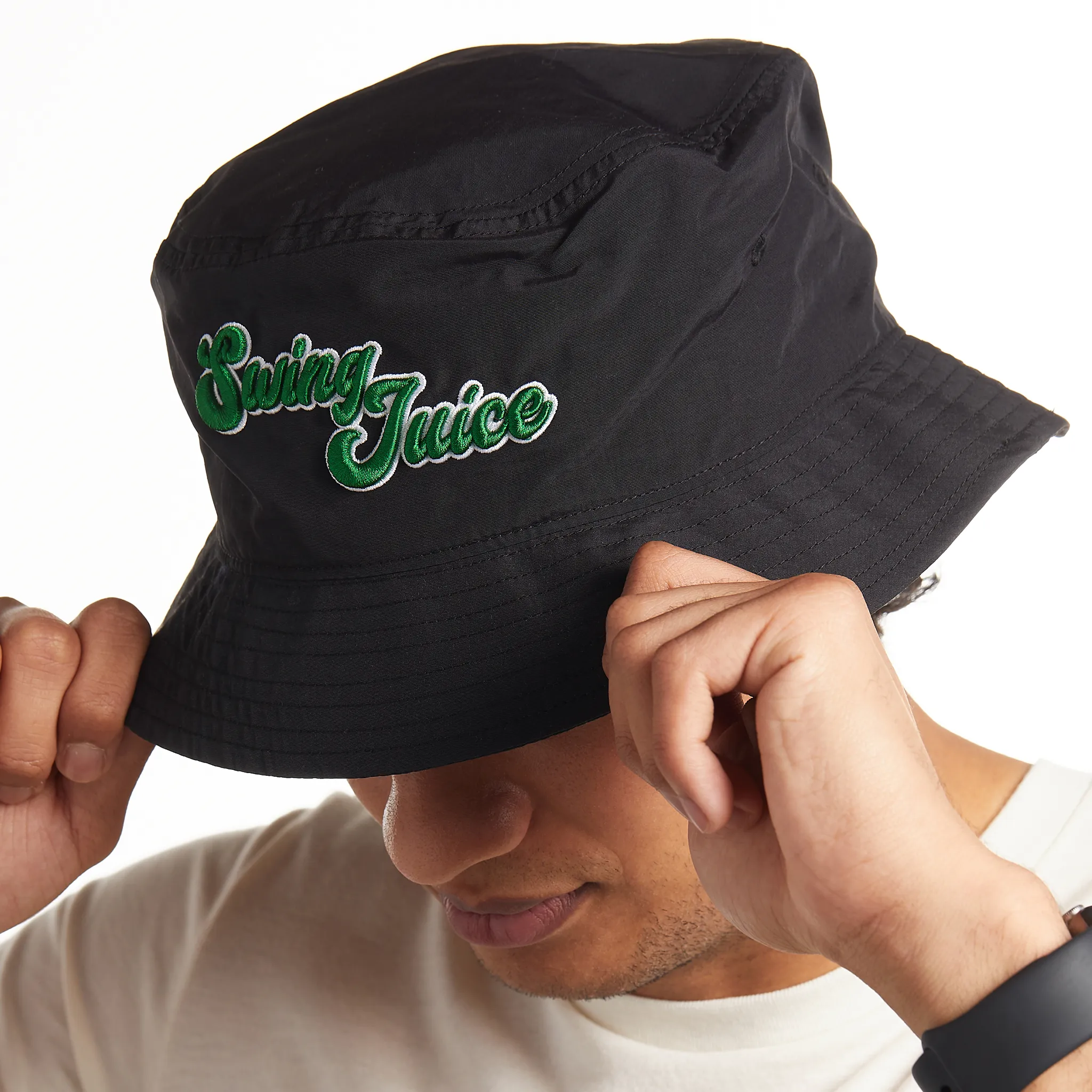 Golf Green Juice Unisex Bucket Hat Black O/S