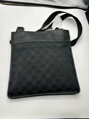 Gucci Canvas GG Supreme Crossbody Black