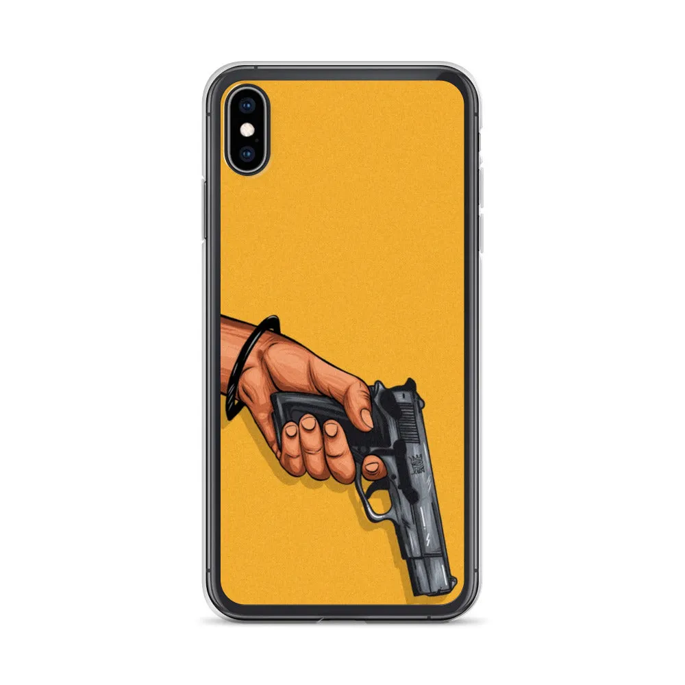 Hand with Gun iPhone Case