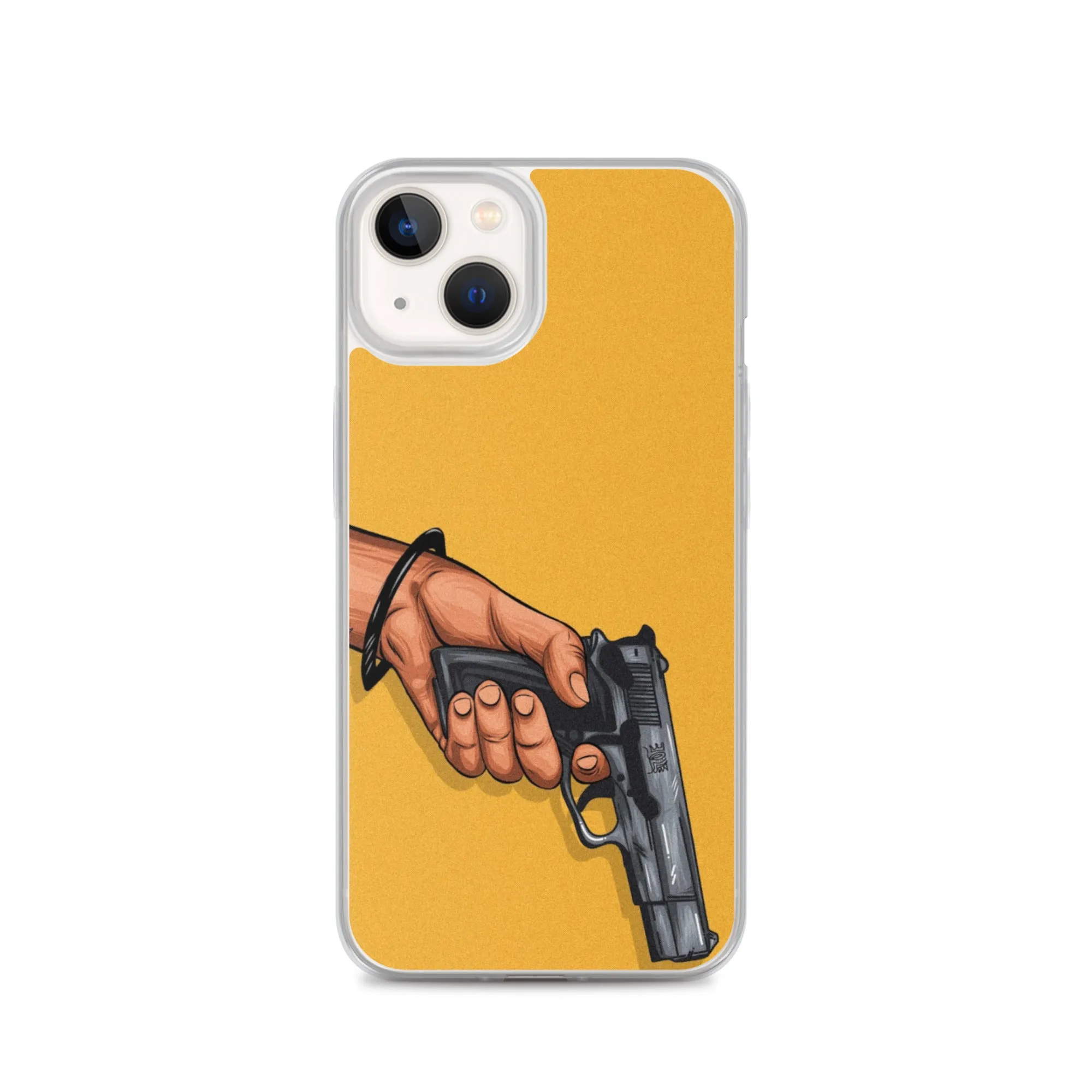 Hand with Gun iPhone Case