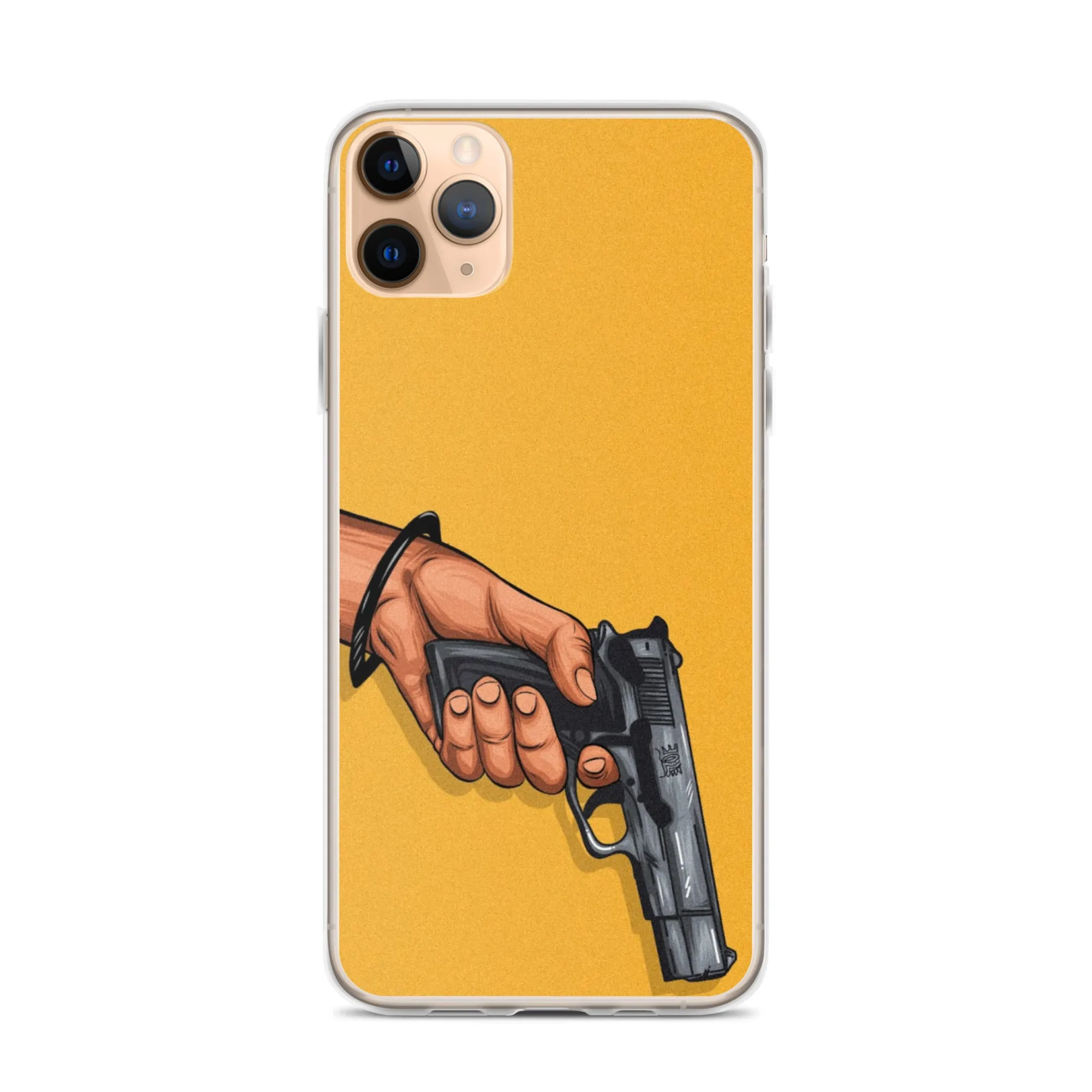 Hand with Gun iPhone Case