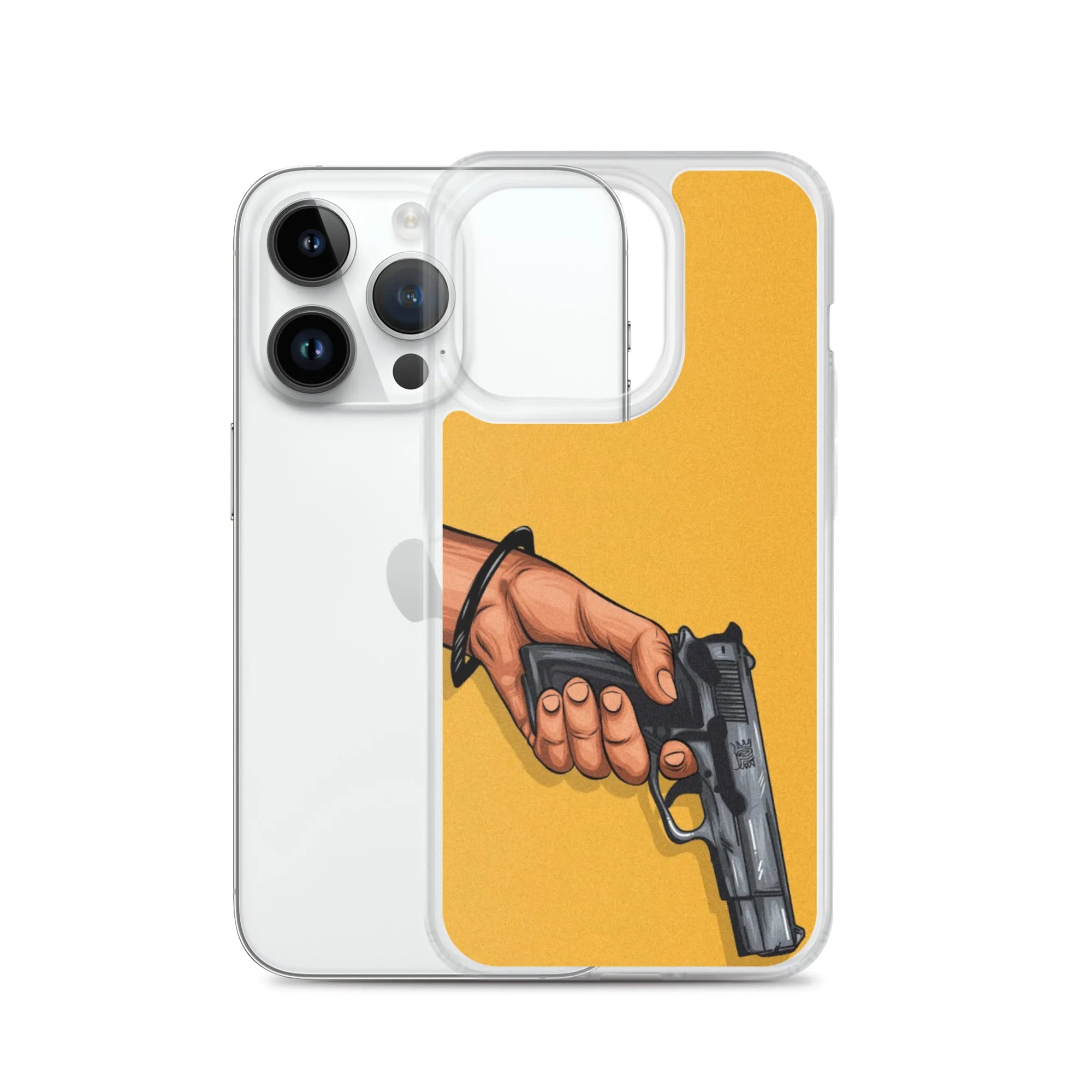 Hand with Gun iPhone Case