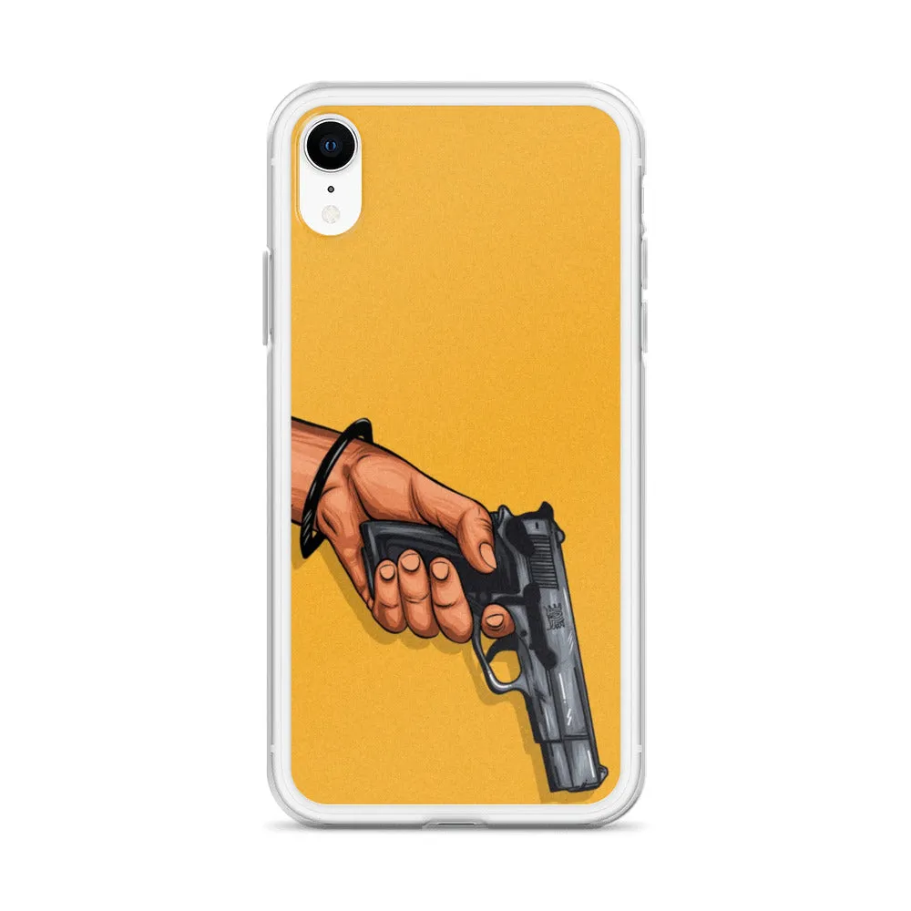 Hand with Gun iPhone Case