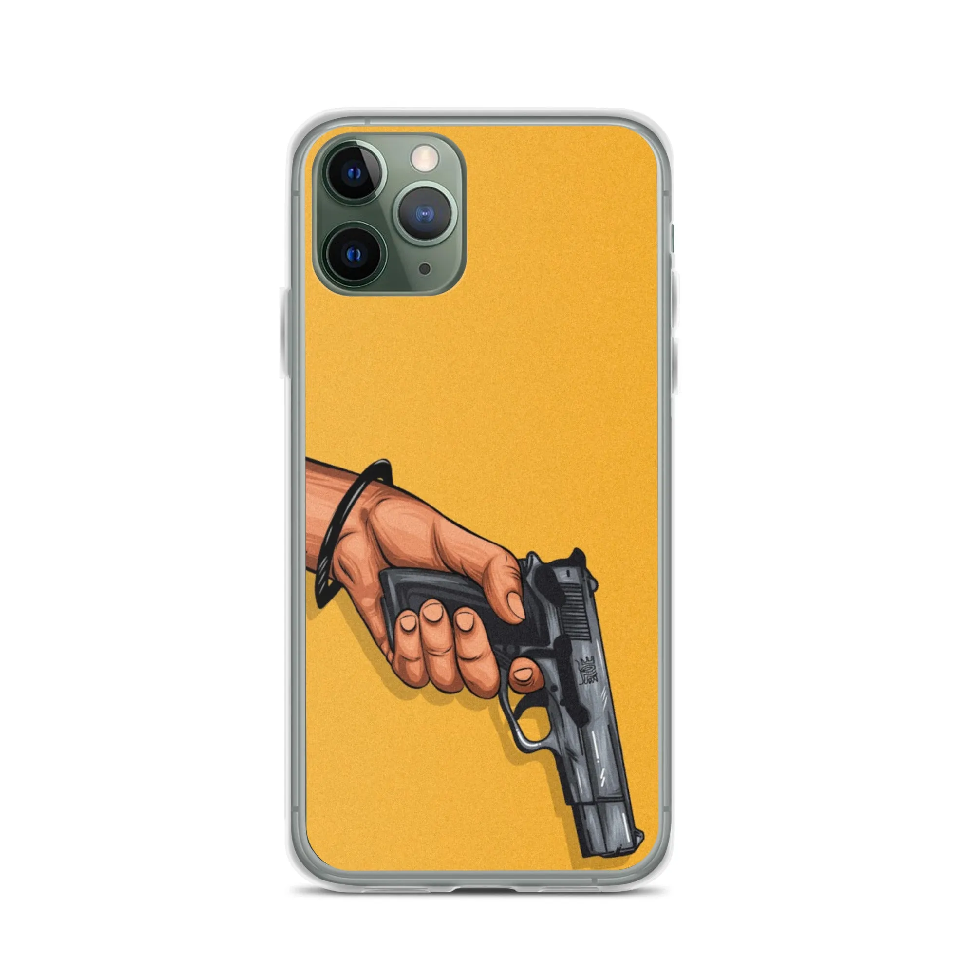 Hand with Gun iPhone Case