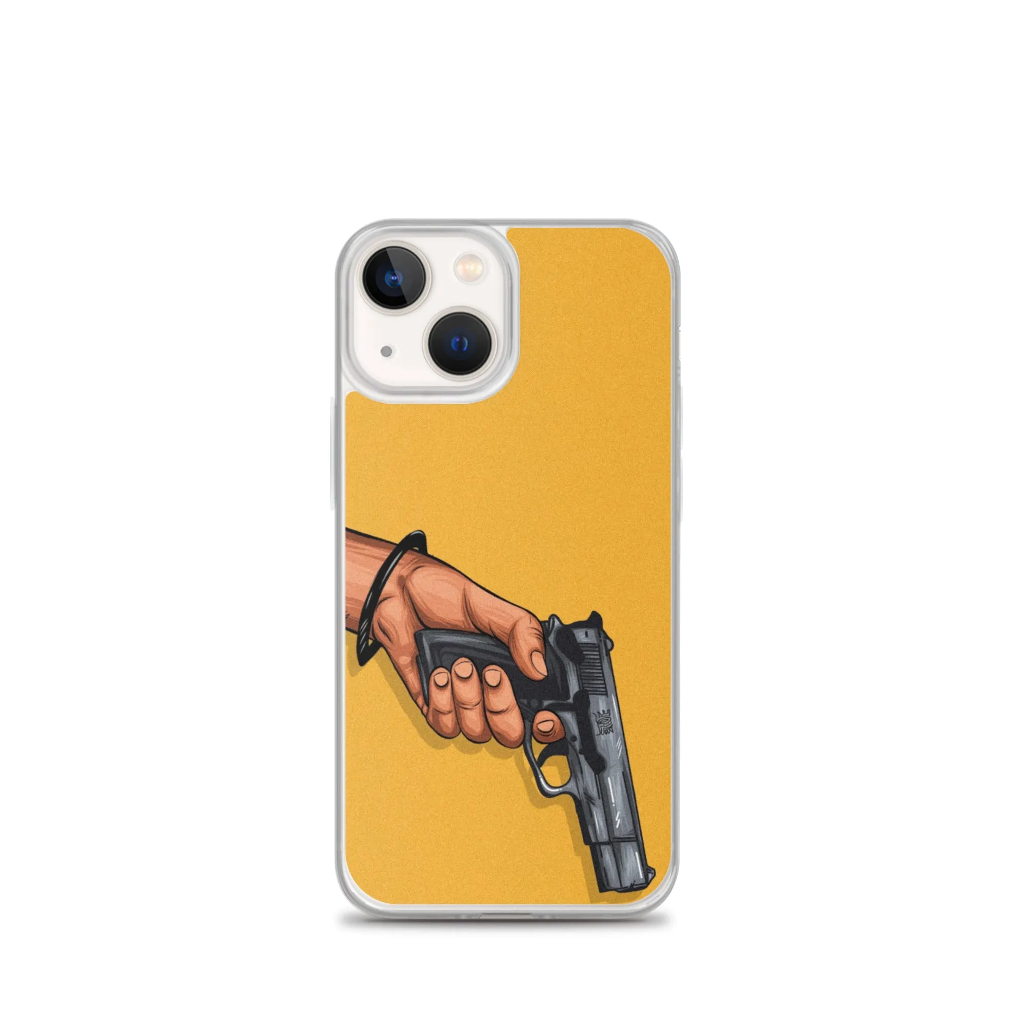 Hand with Gun iPhone Case