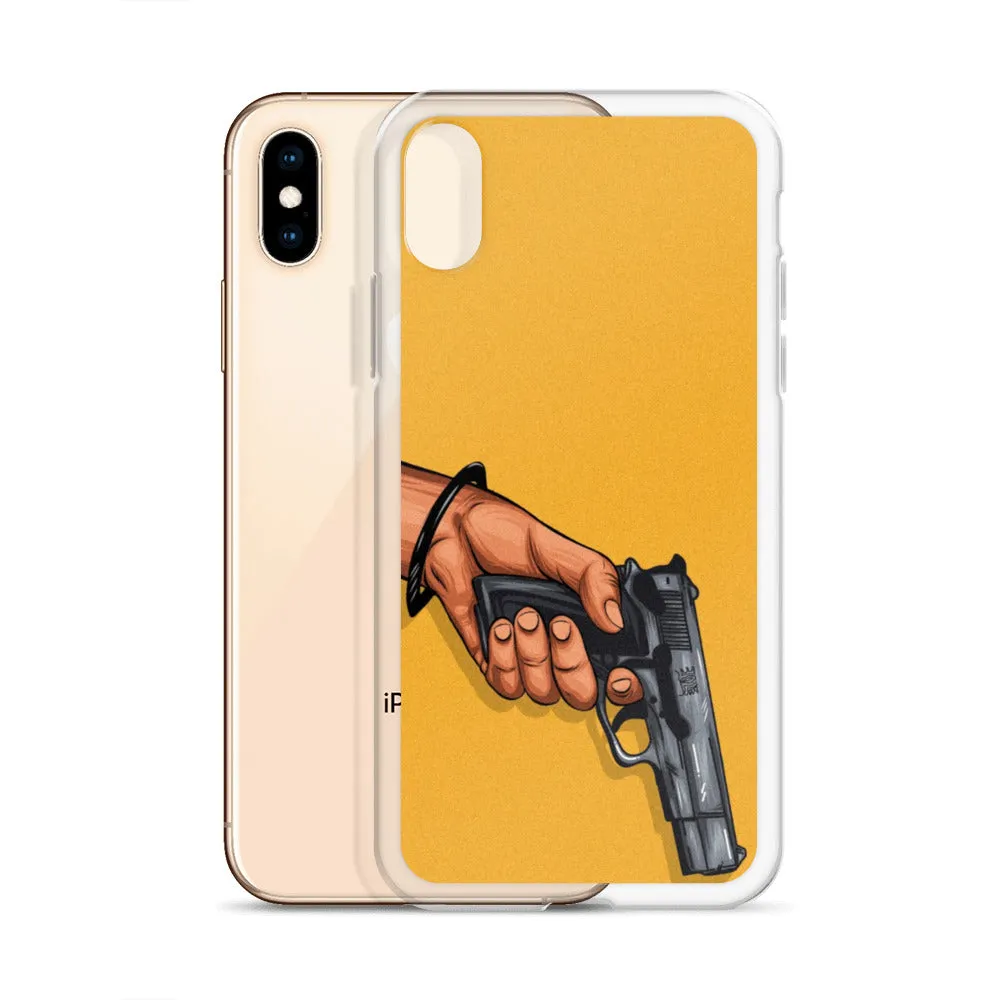 Hand with Gun iPhone Case