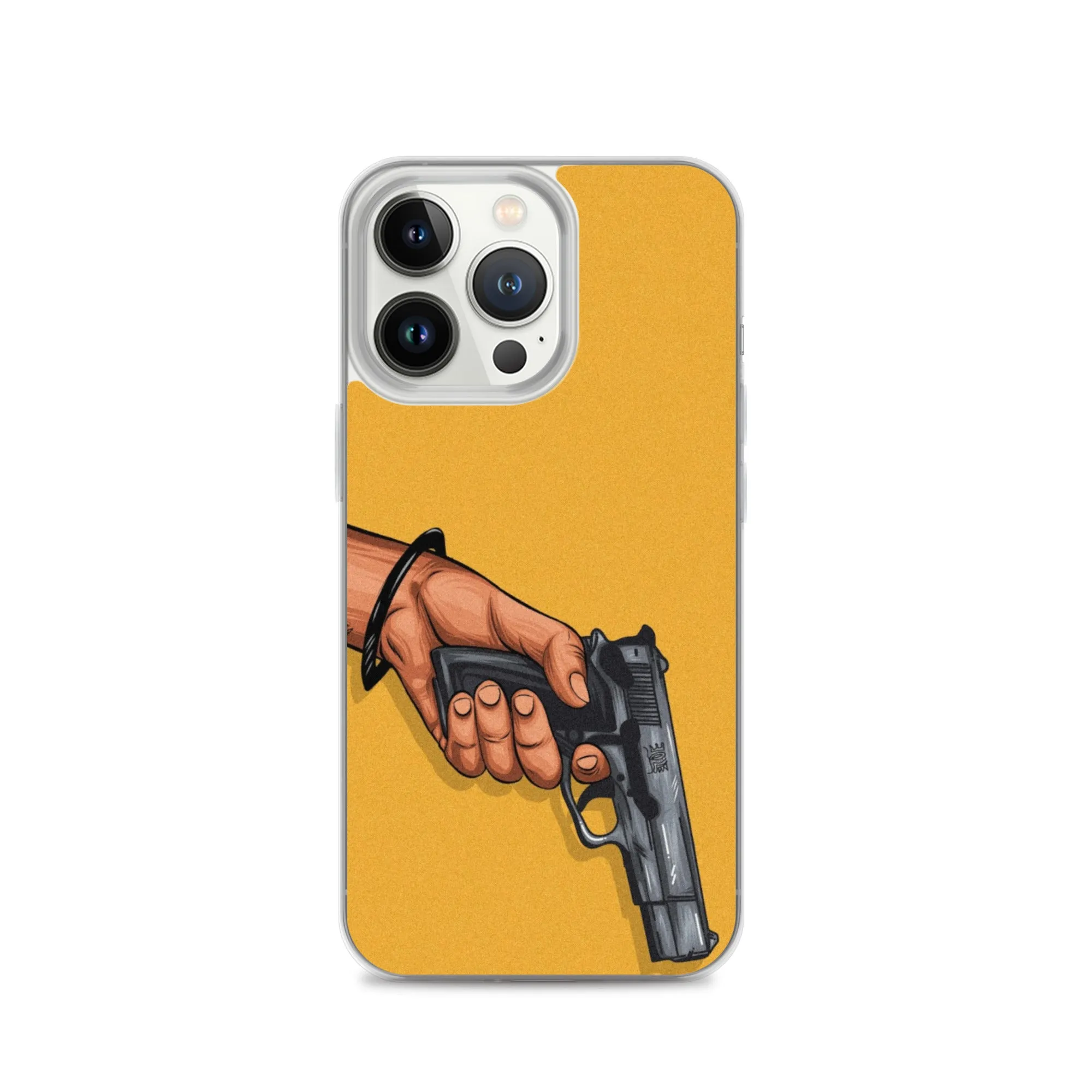 Hand with Gun iPhone Case