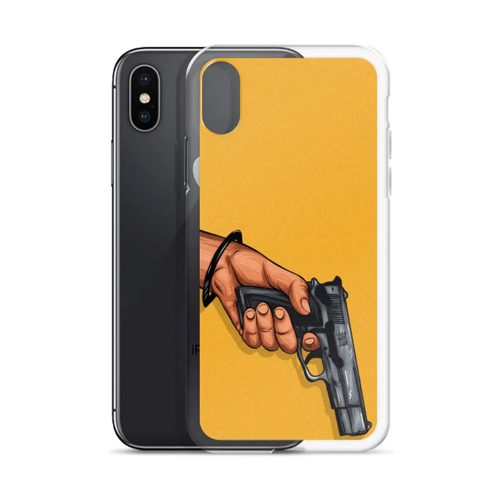 Hand with Gun iPhone Case