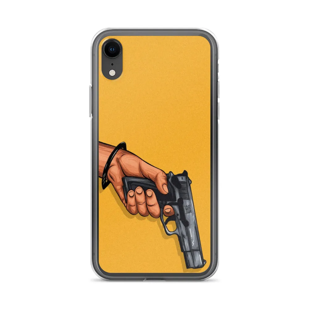 Hand with Gun iPhone Case