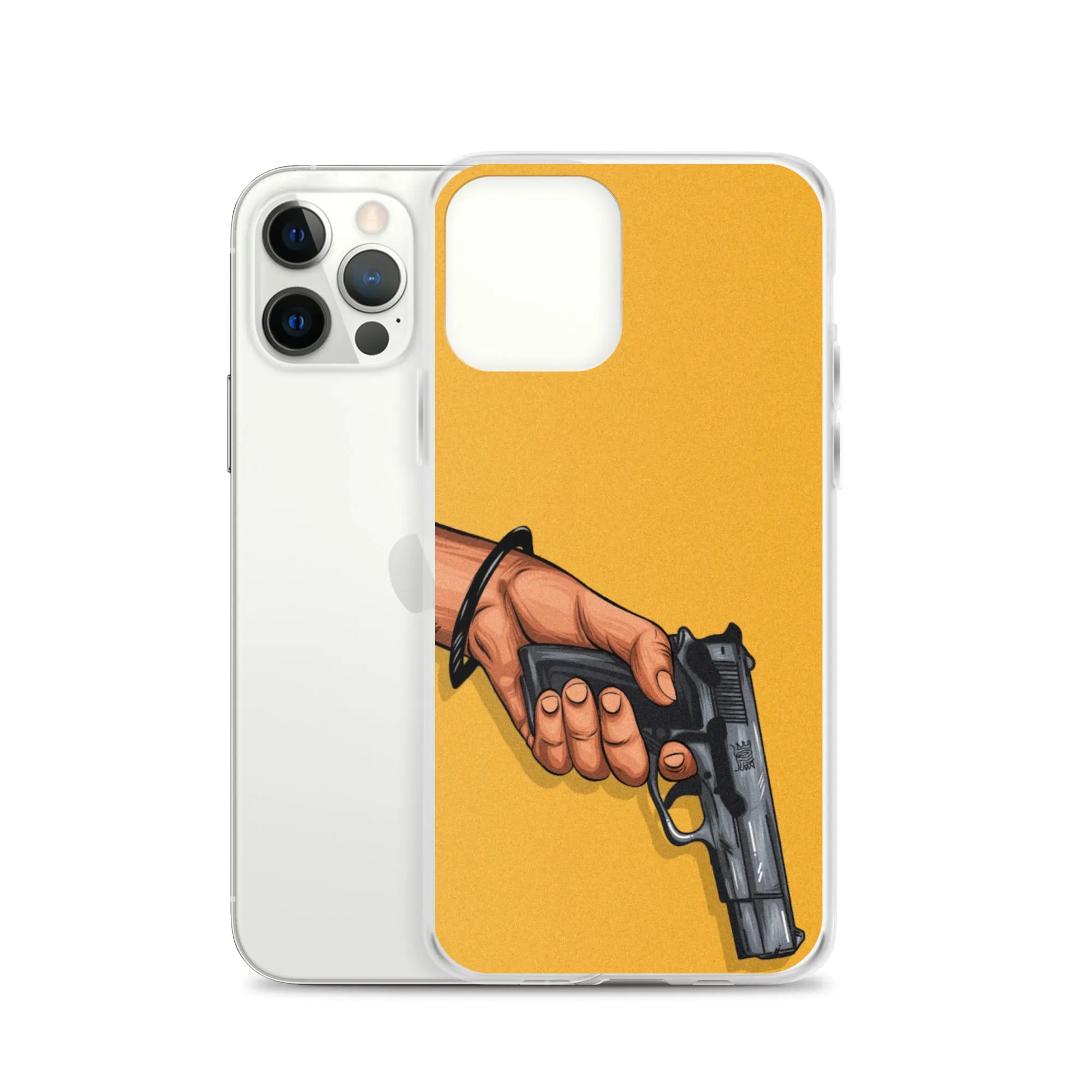 Hand with Gun iPhone Case